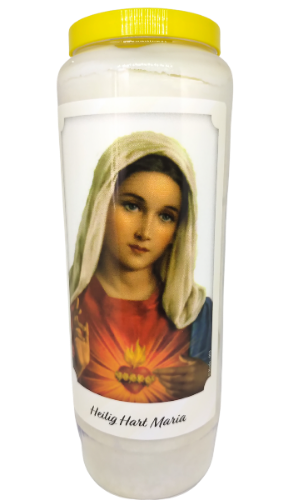 [NK-3] Noveenkaars -  Heilig hart Maria (9 dagen brander)